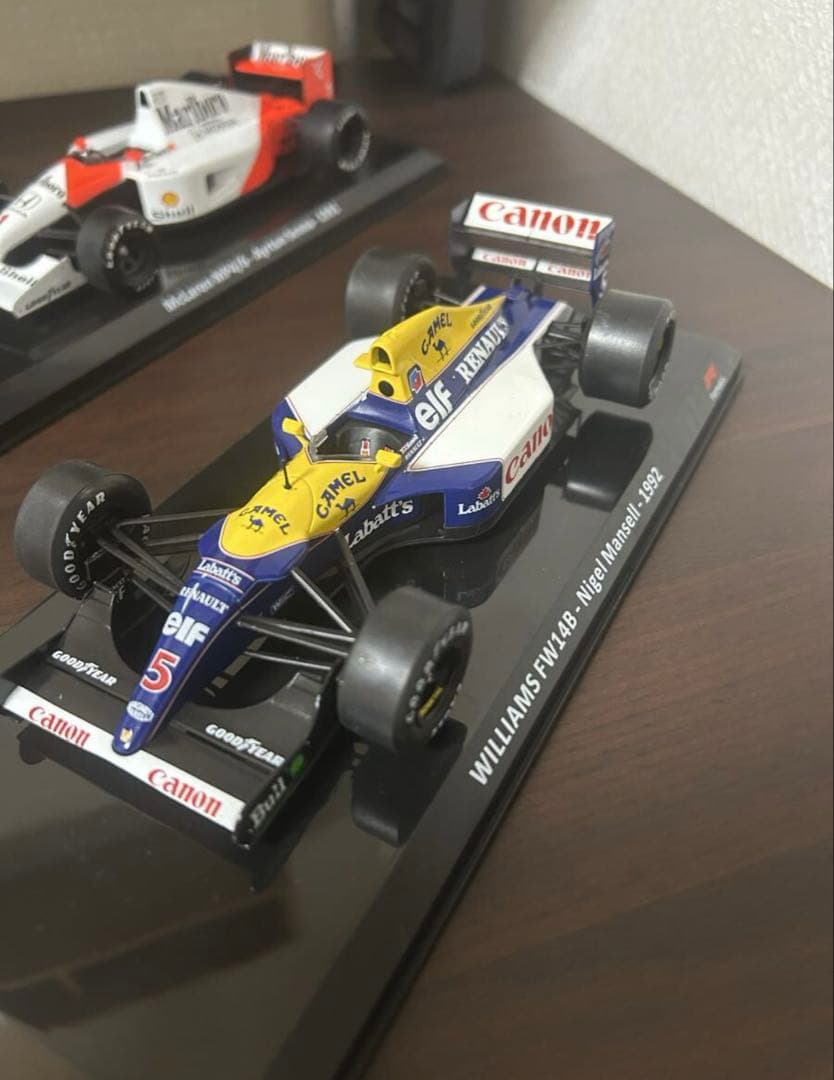 ビッグスケールF1コレクション　セナ　MP4/6 マンセル　FW14B セット