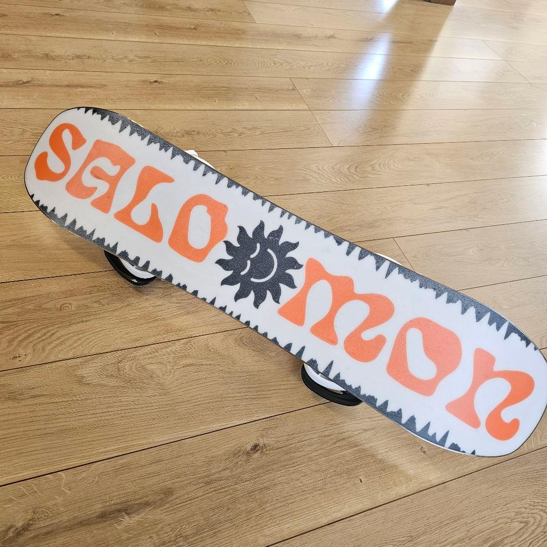 SALOMON 3点セット スノーボード 板 キッズ 90cm Barton