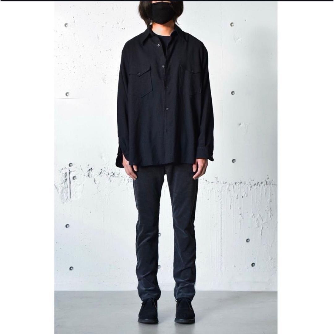 23AW COMOLI コーデュロイ 5p パンツ stone navy 2
