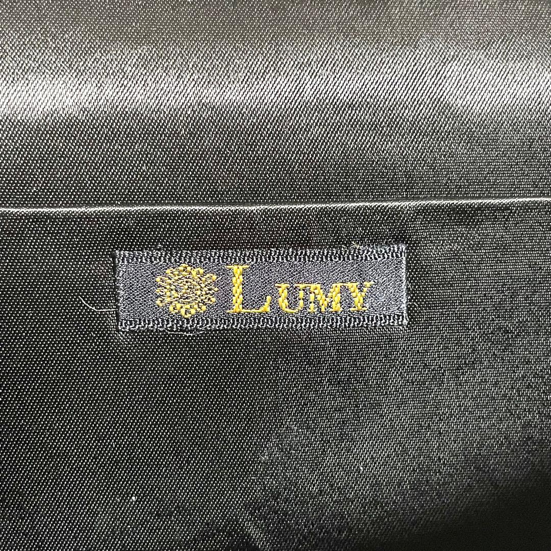 LUMYはしもと ビーズ 2wayクラッチバッグ ショルダーバッグ カーキ