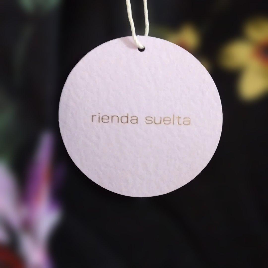 【rienda suelta】フラワープリント セットアップ 半袖×キュロット