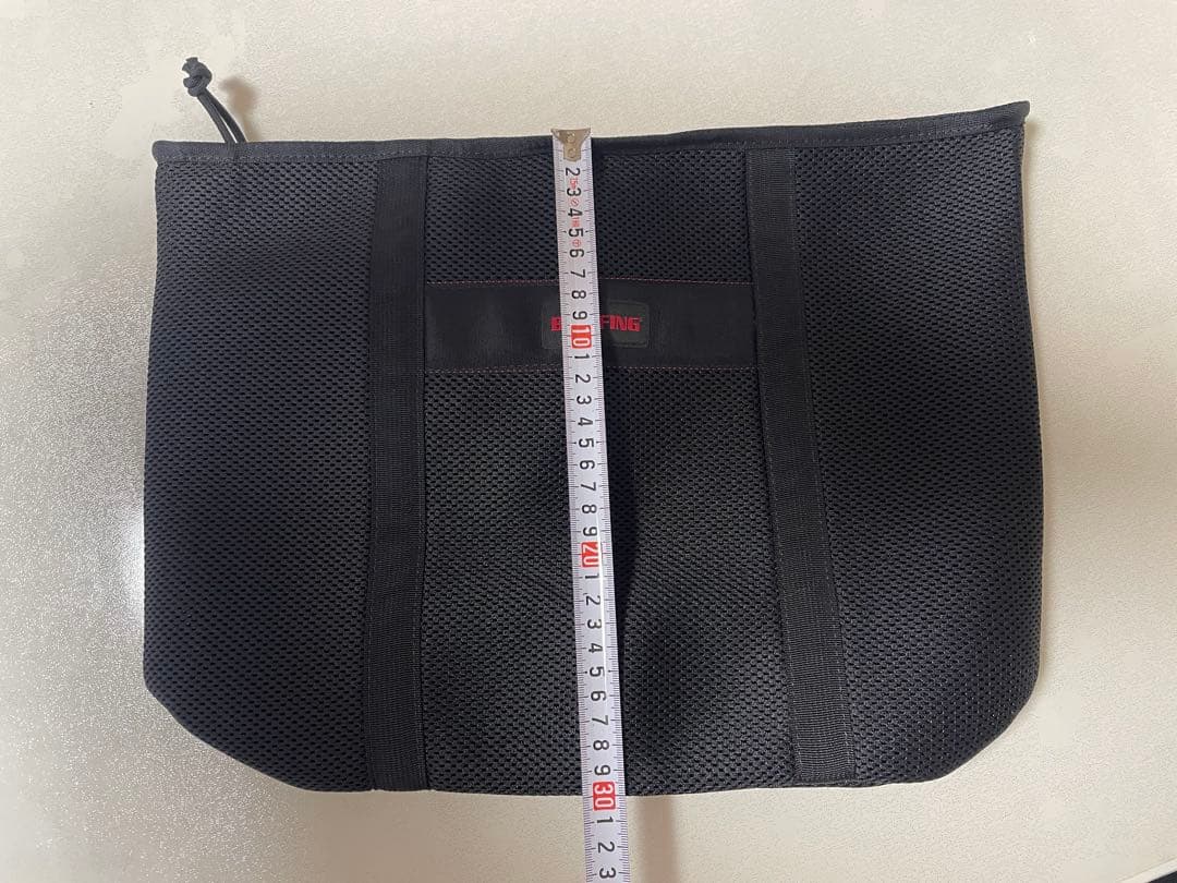 新品・未使用BRIEFING ブラックメッシュランドリーバッグ