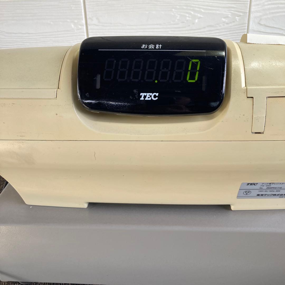 【chochameさん専用】TEC レジスター　FS-990 レシート紙付き