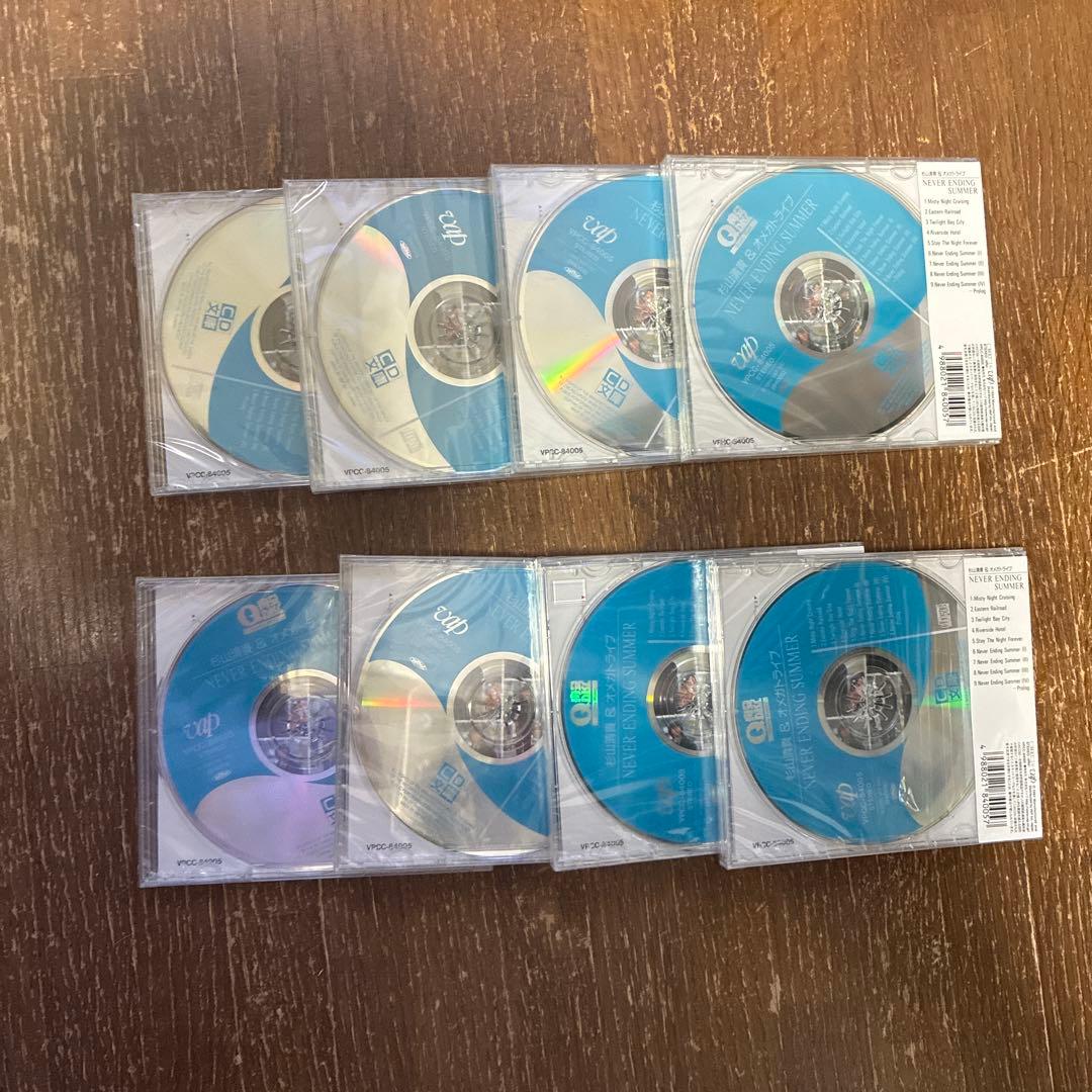 Never Ending Summer8枚、特典付き1枚 1枚1500円で購入可