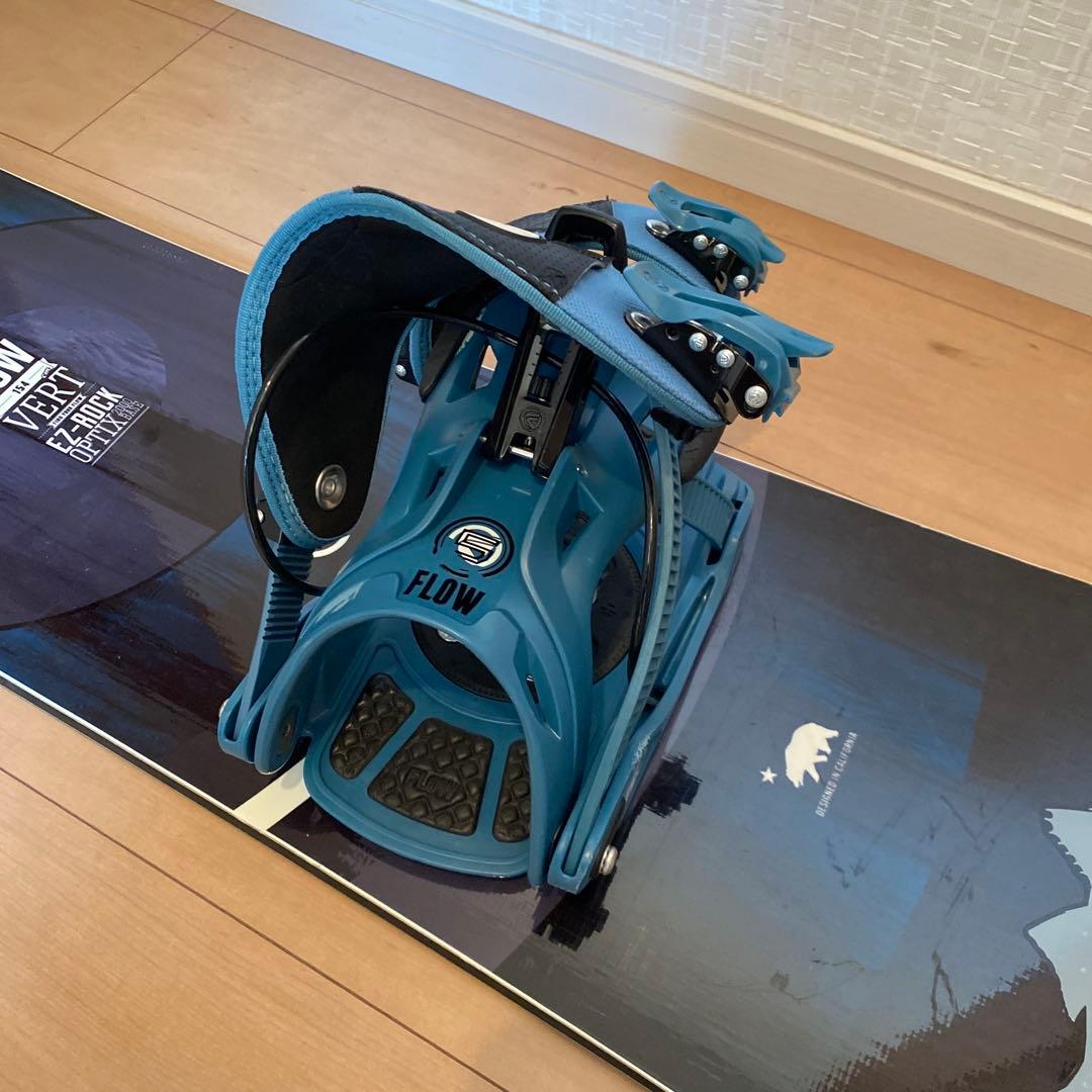 FLOW VERT スノーボード バインディング付