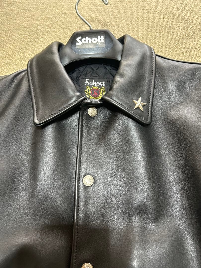 Schott ワンスターレザーコーチジャケット