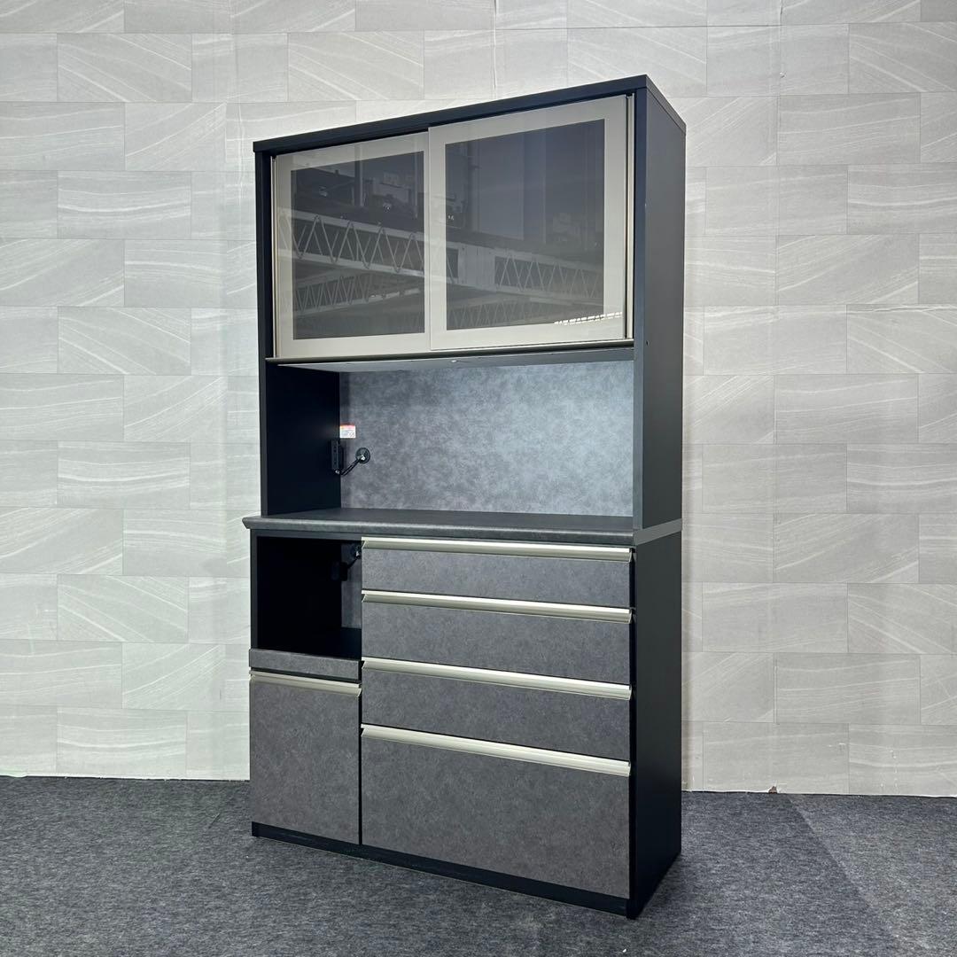 松田家具 食器棚 ラピス2 120cm おしゃれ 収納 家具 d5509