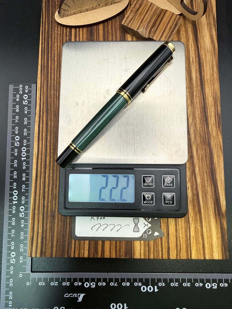 PELIKAN ローラーボール R400 緑縞
