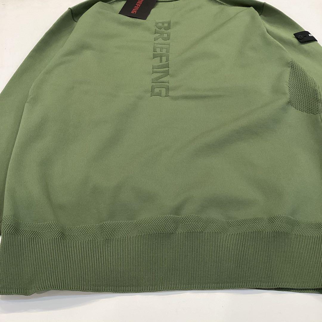 新品　BRIEFING MEN’S WR CREWNECK KNIT L