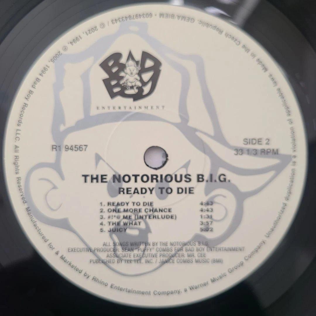 ★ＥＵ盤２ＬP★『READY TO DIE』THE NOTORIOUS BIG