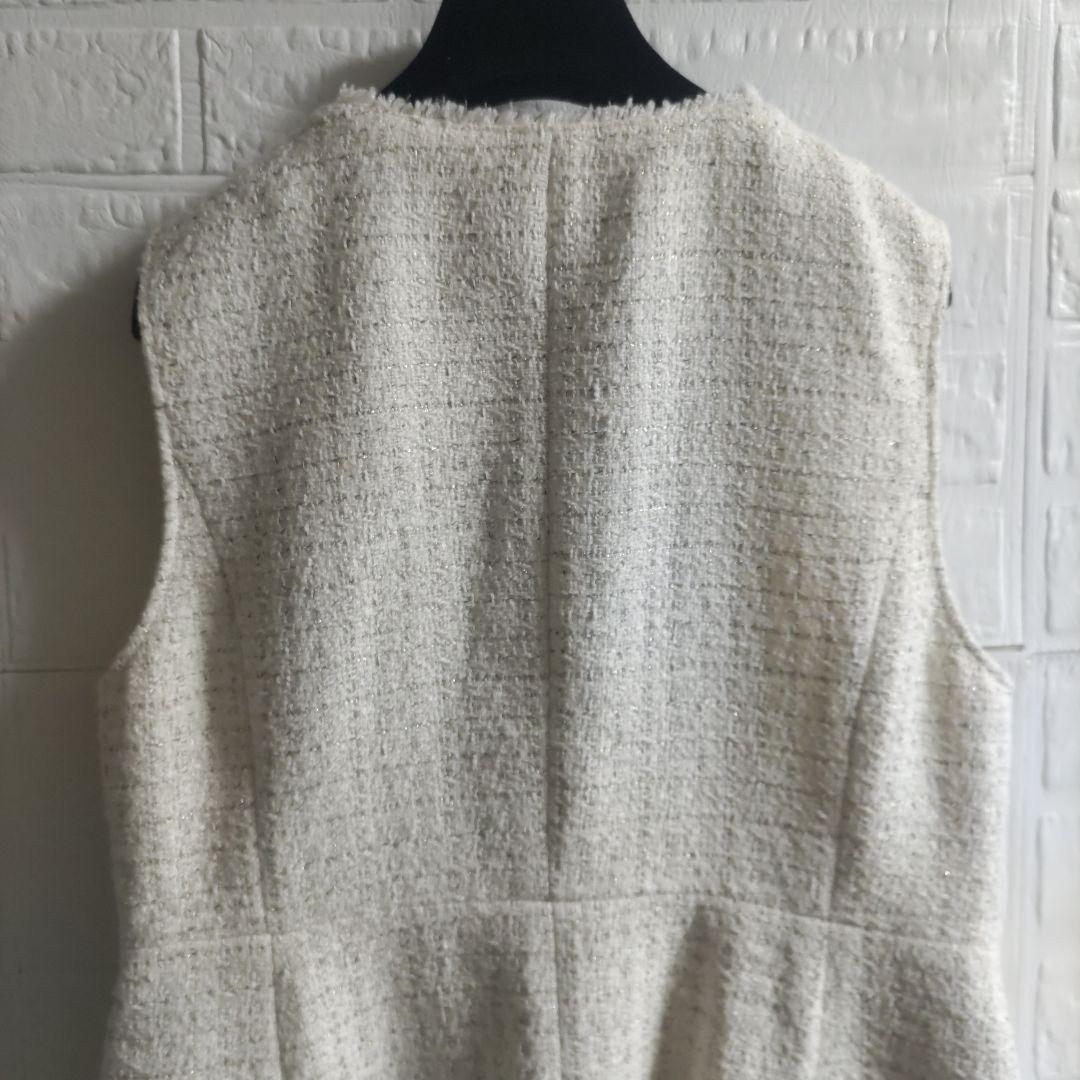 専用✨any SiS　エニィスィス ファンシーツイードペプラム ジレ　ベスト