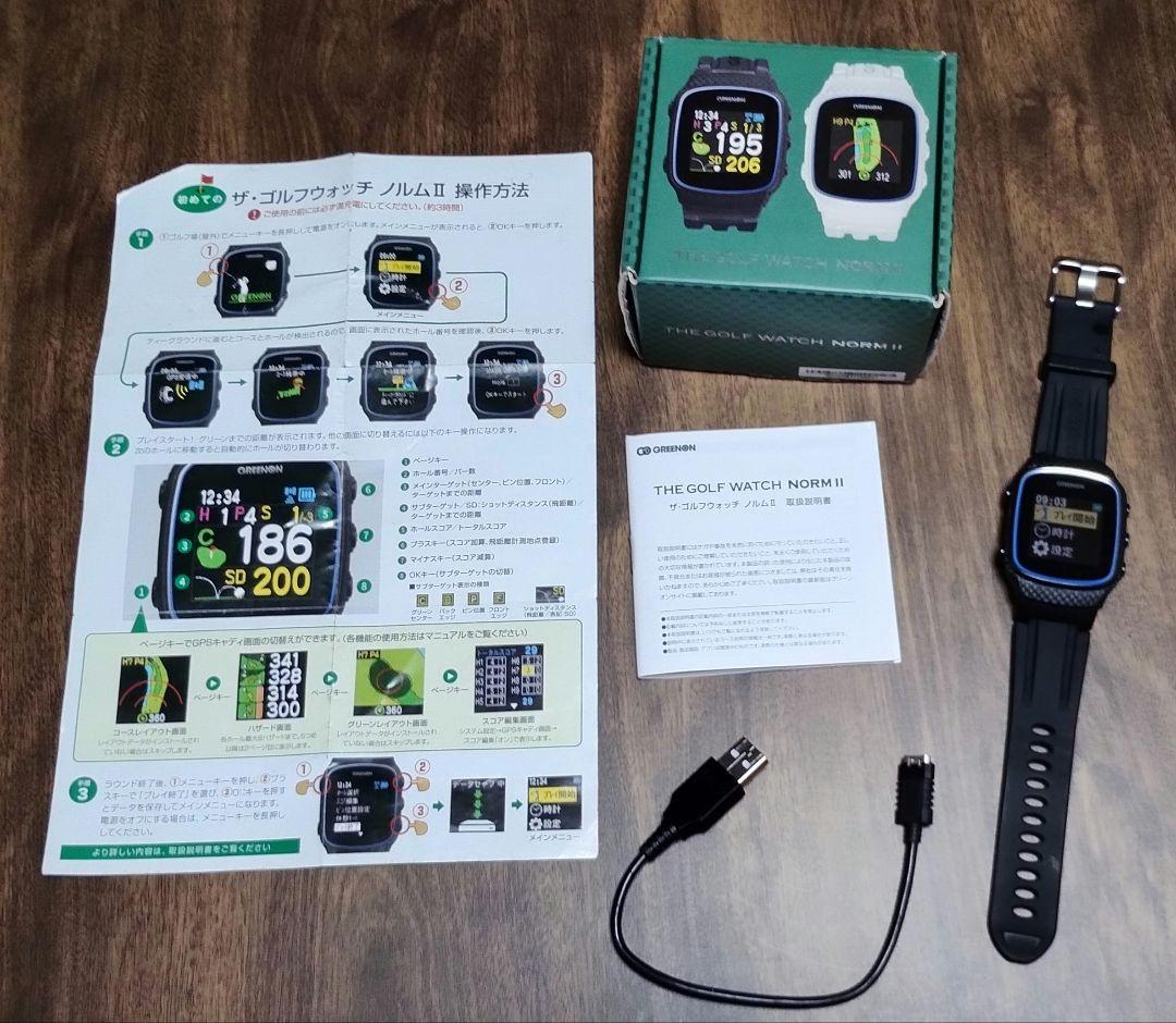 ゴルフGPS腕時計 THE GOLF WATCH NORM II