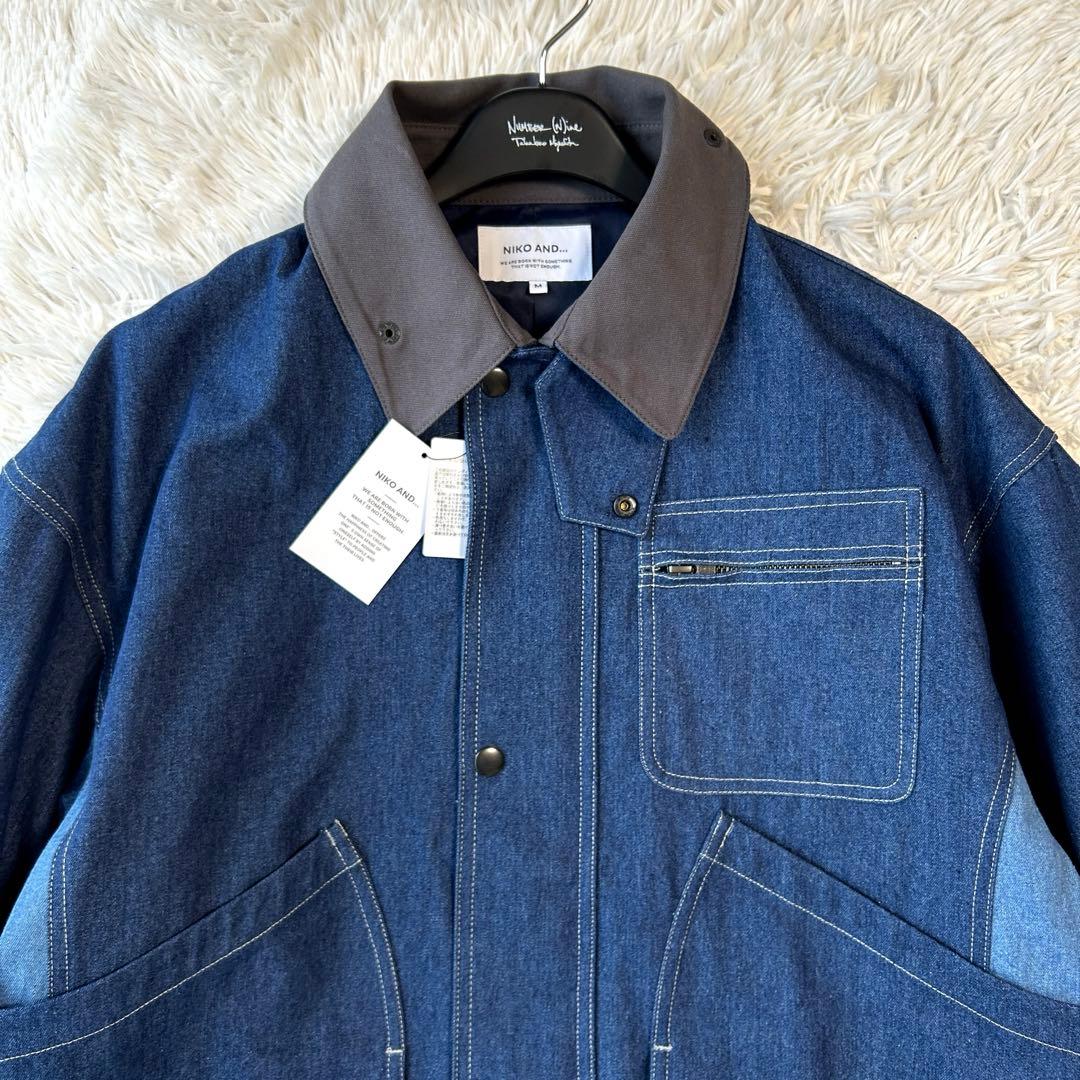 新品✨26SS niko and… ニコアンド デニムジャケット インディゴ