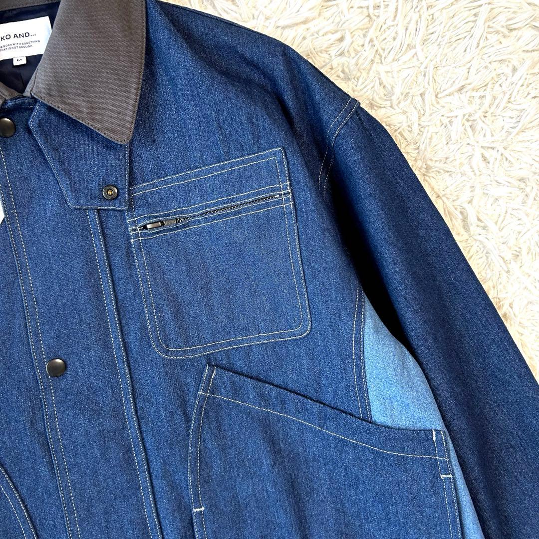 新品✨26SS niko and… ニコアンド デニムジャケット インディゴ