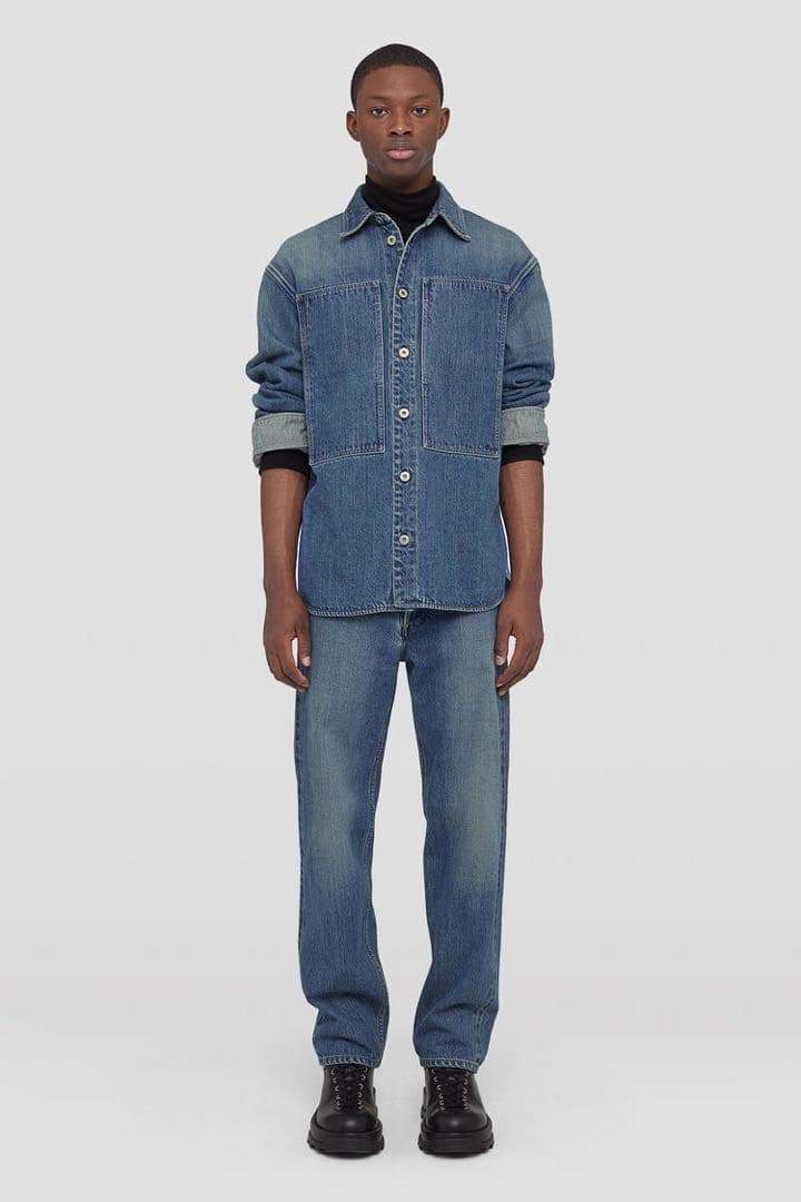 早い者勝ち 売り切りJILSANDER+ジルサンダープラス デニムシャツ