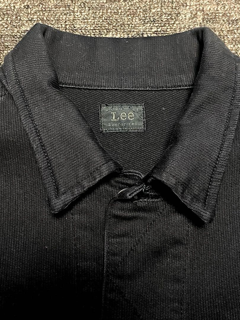希少 Lee ブラック ウエスターナー コットンツイルジャケット　Levis'