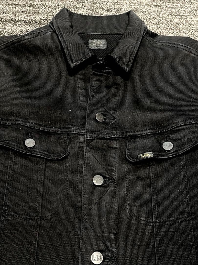 希少 Lee ブラック ウエスターナー コットンツイルジャケット　Levis'