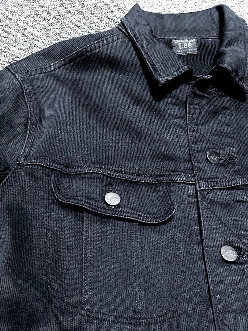 希少 Lee ブラック ウエスターナー コットンツイルジャケット　Levis'