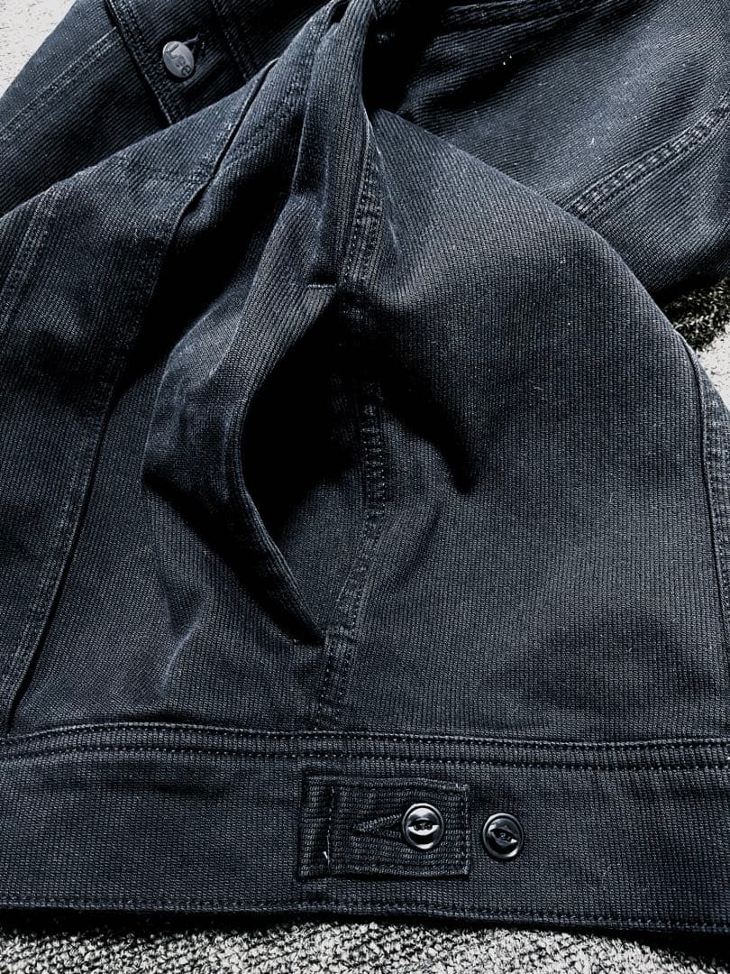 希少 Lee ブラック ウエスターナー コットンツイルジャケット　Levis'