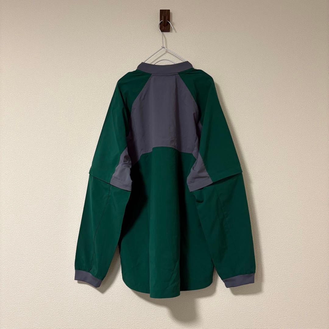 adidas 2WAY ハーフジップ ナイロン プルオーバー