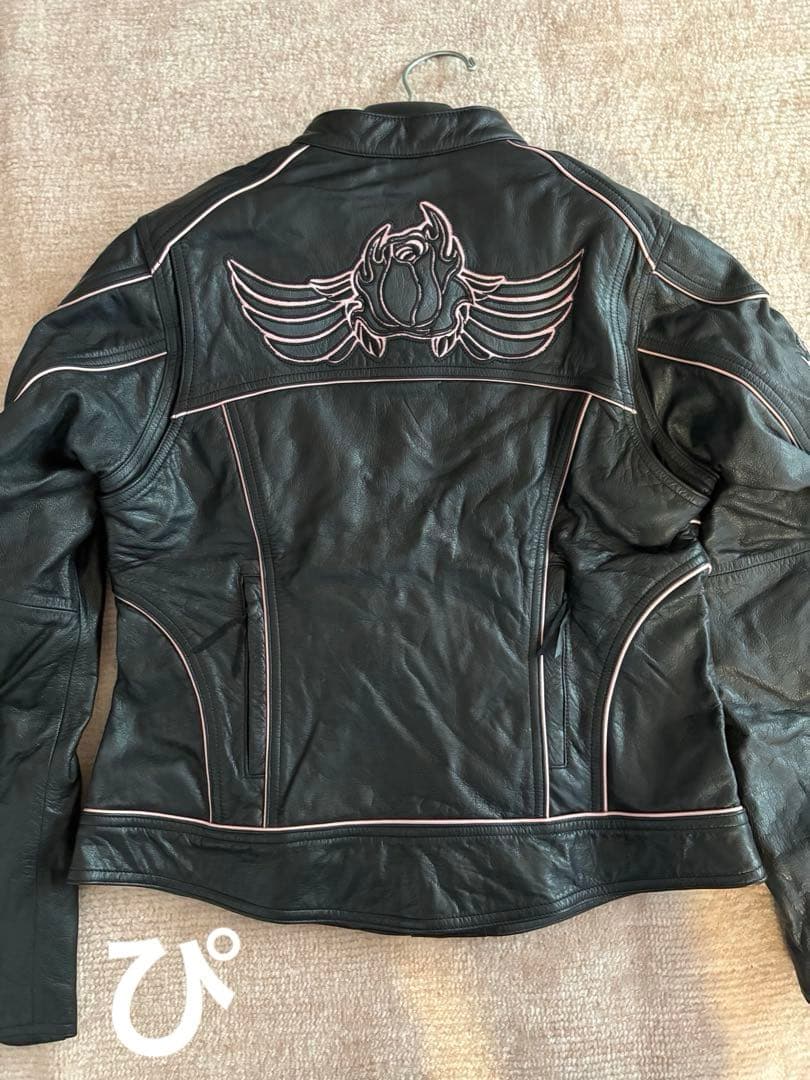 HARLEY-DAVIDSON ブラック ライダースジャケット