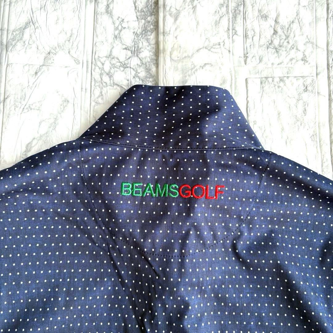 BEAMS GOLF ビームスゴルフ エアシャット タラッティ ブルゾン S 紺