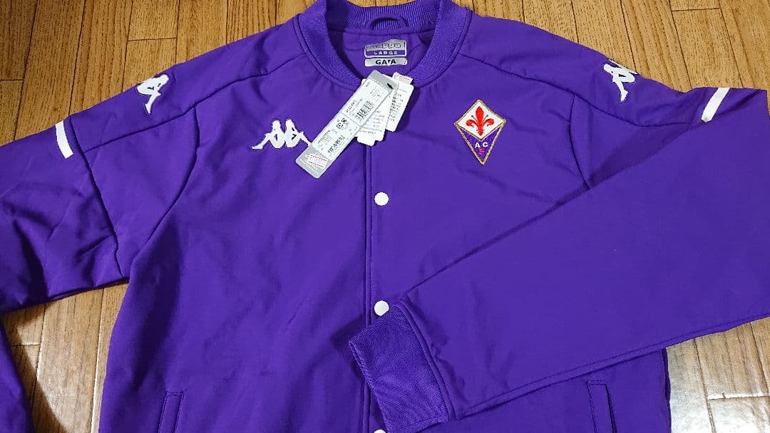 新品Kappa フィオレンティーナ裏起毛ジャケット 紫
