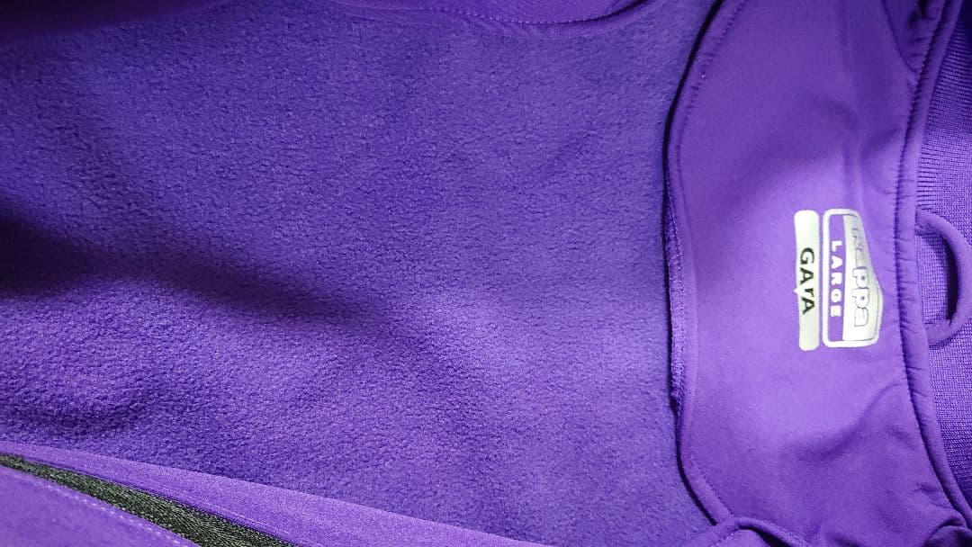 新品Kappa フィオレンティーナ裏起毛ジャケット 紫