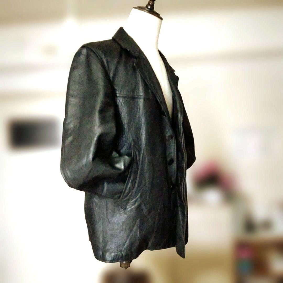 最終価格70s Vintage MTVC レザージャケット カーコート