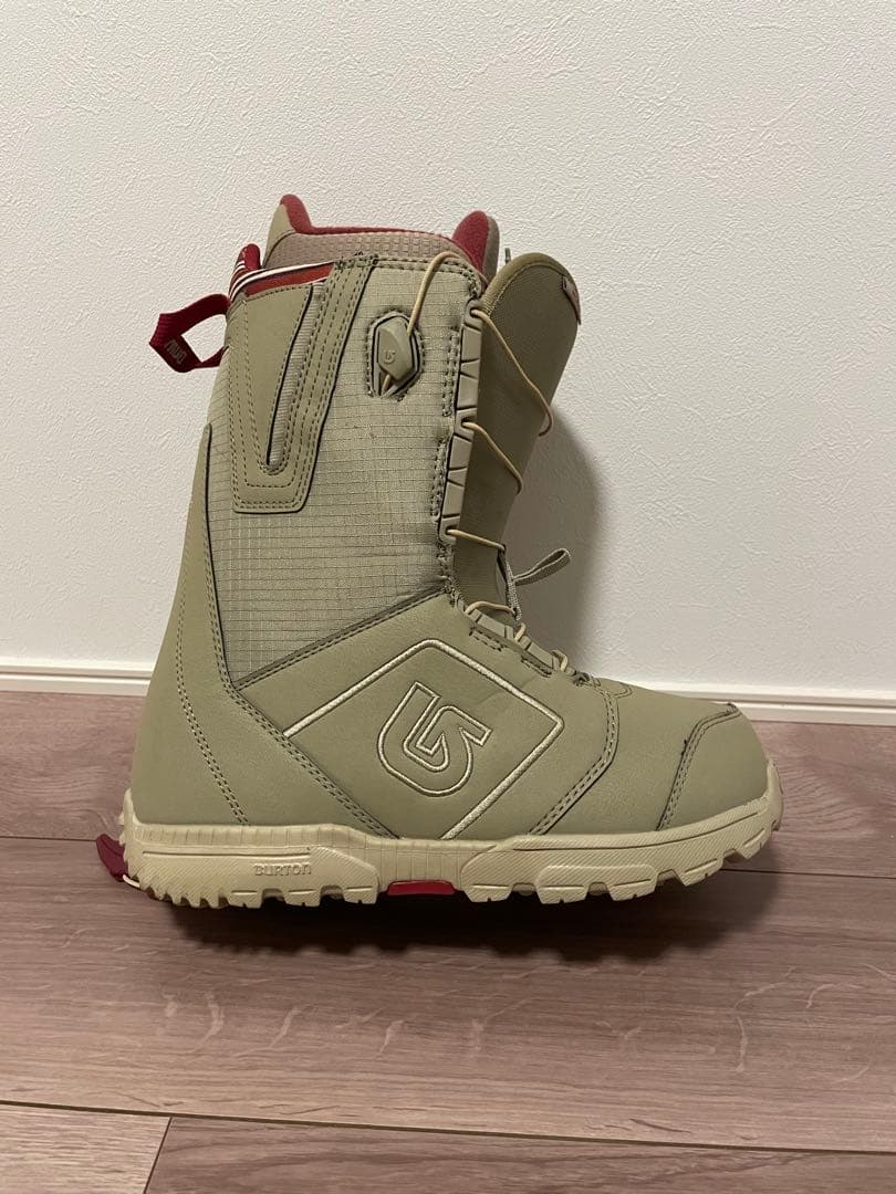 BURTON MOTO スノーボードブーツ メンズ ベージュ　値下げ交渉承ります
