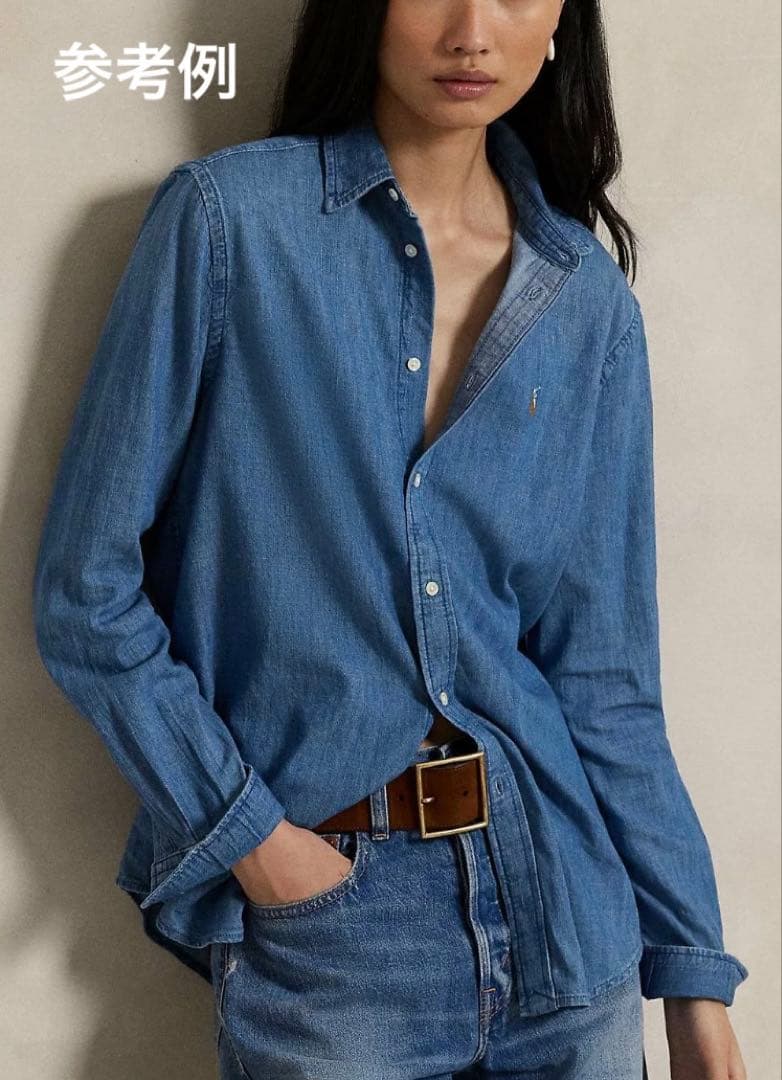 【定番】Ralph Lauren ボタンダウン デニム シャツ ダンガリー