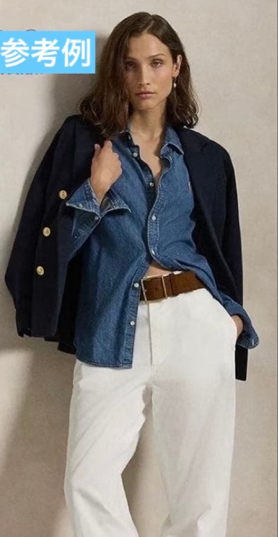 【定番】Ralph Lauren ボタンダウン デニム シャツ ダンガリー