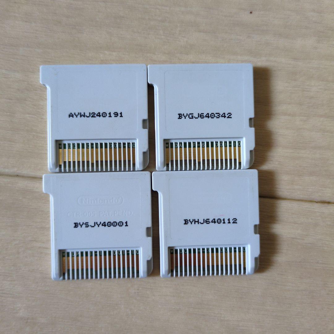 3DS妖怪ウォッチカセット（初代、元祖、本家、真打）4本セットまとめ売り