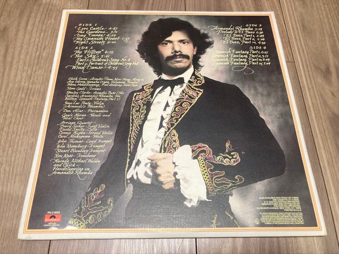 (米国盤レコード)Chick Corea/My Spanish Heart