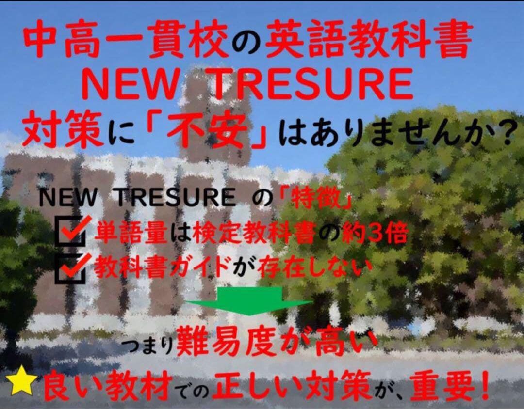 ⭐️【中１学習完全セット】ニュートレジャー①学習セット&②単語熟語暗記カードセット