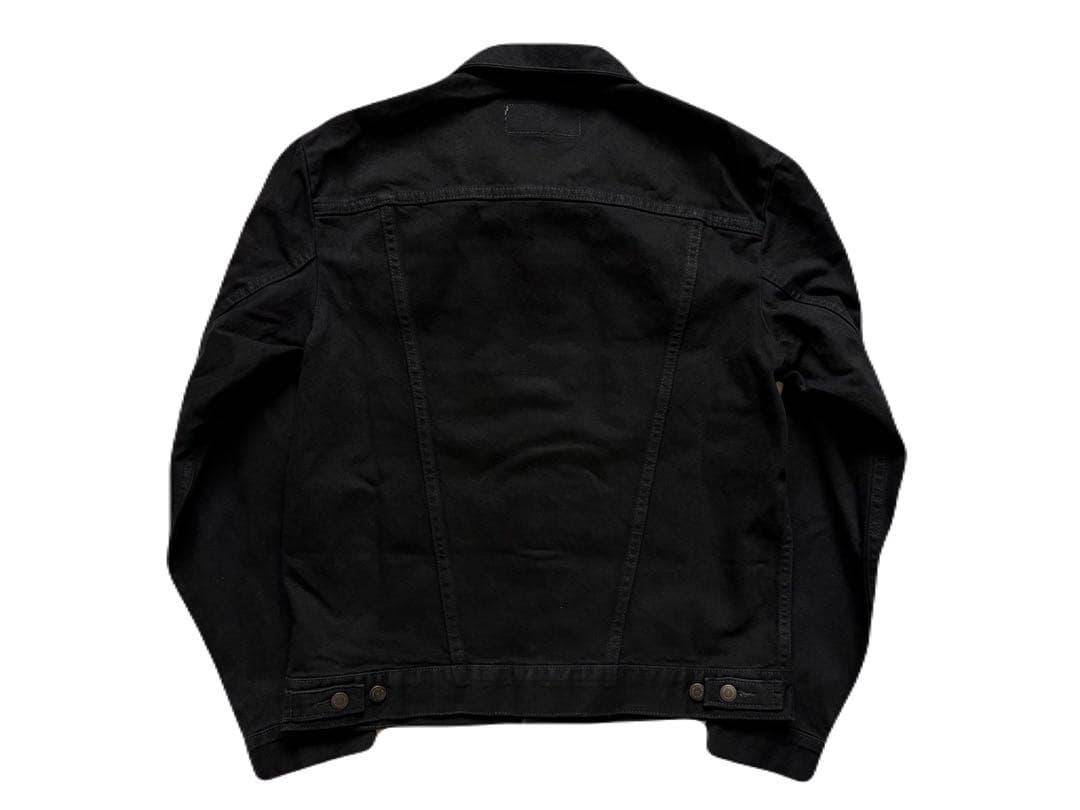 希少 USAライン Wrangler ブラック デニムジャケット ジージャン M