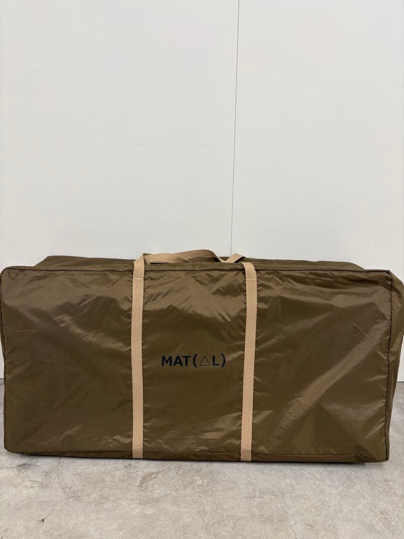 美品　DOD ワンポールテントL マット　MA8-771-BR