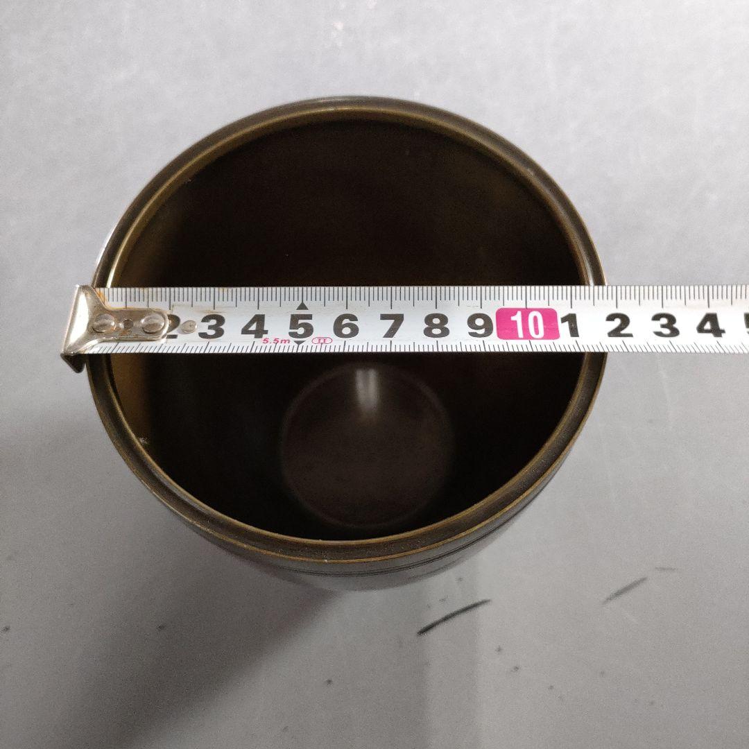 437-3/唐銅/棒ノ先建水/一ノ瀬宗辰/茶道具