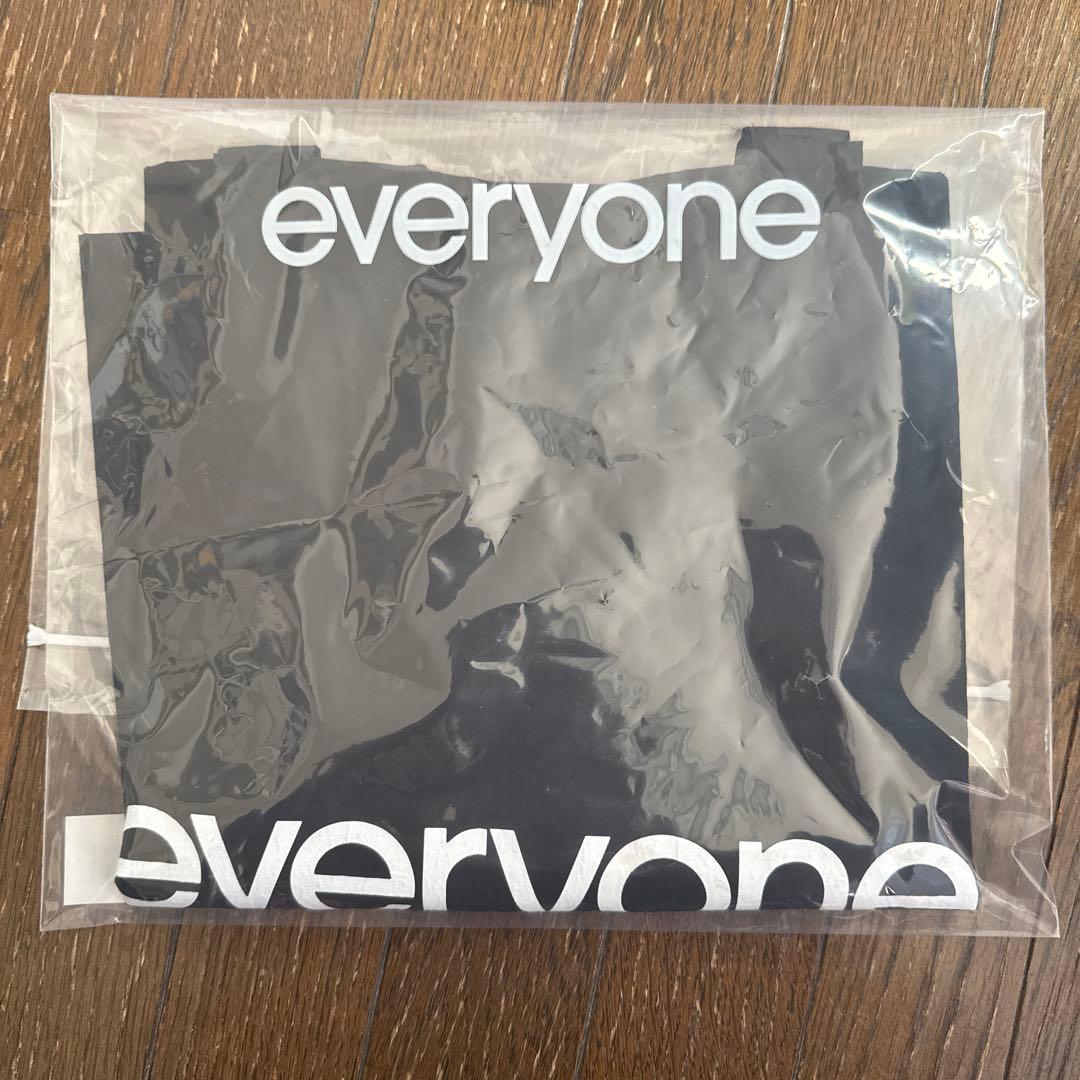 everyone ロゴ トートバッグ 黒