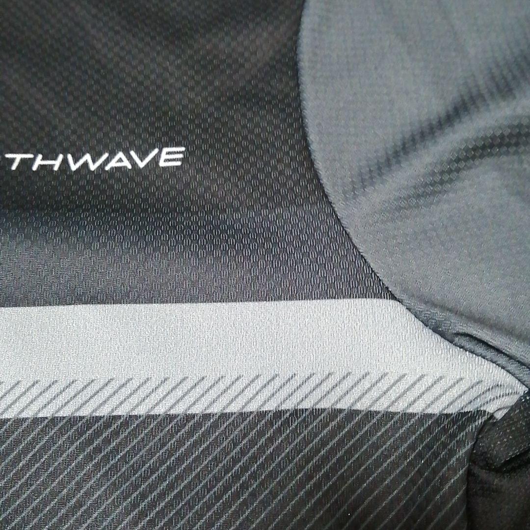 新品 半袖ジャージ ノースウェーブ 黒/灰 M ゆったり目