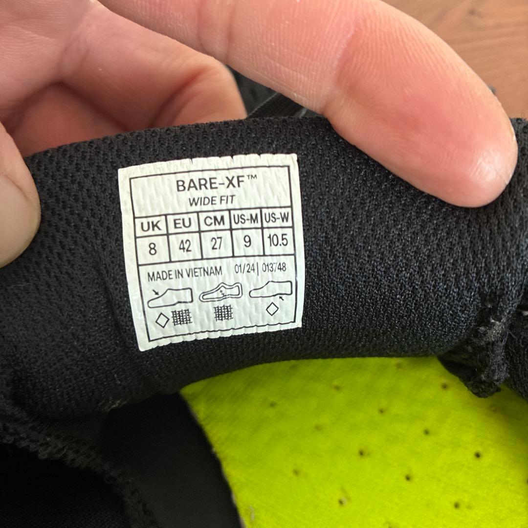 値下げ！INOV-8 BOOMERANG BARE ワイドフィット27cm