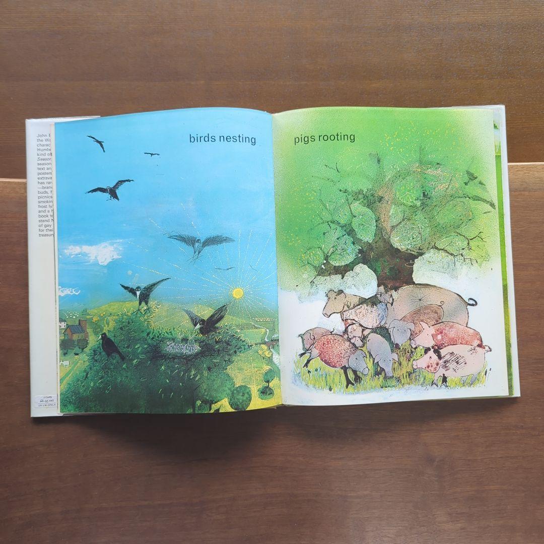 【ヴィンテージ本　大型本　希少本】SEASONS　Jhon Burningham