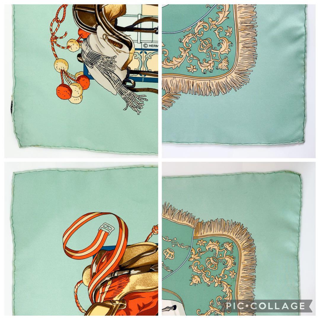 ♡美品♡ エルメス カレ90 王立アンダルシア馬術学校 シルク100%