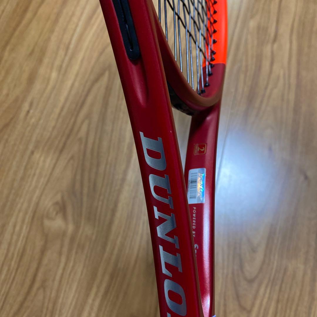 DUNLOP テニスラケット 赤 紫