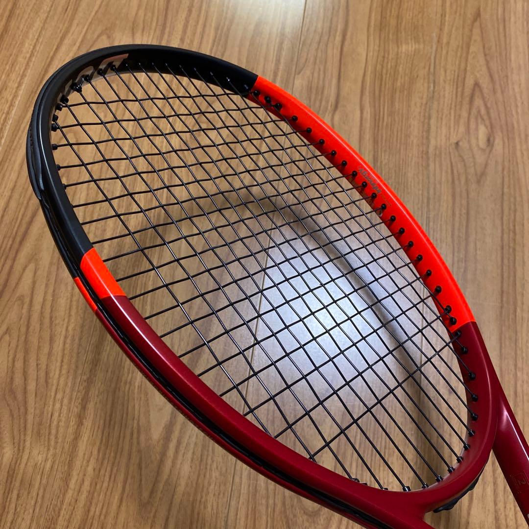 DUNLOP テニスラケット 赤 紫