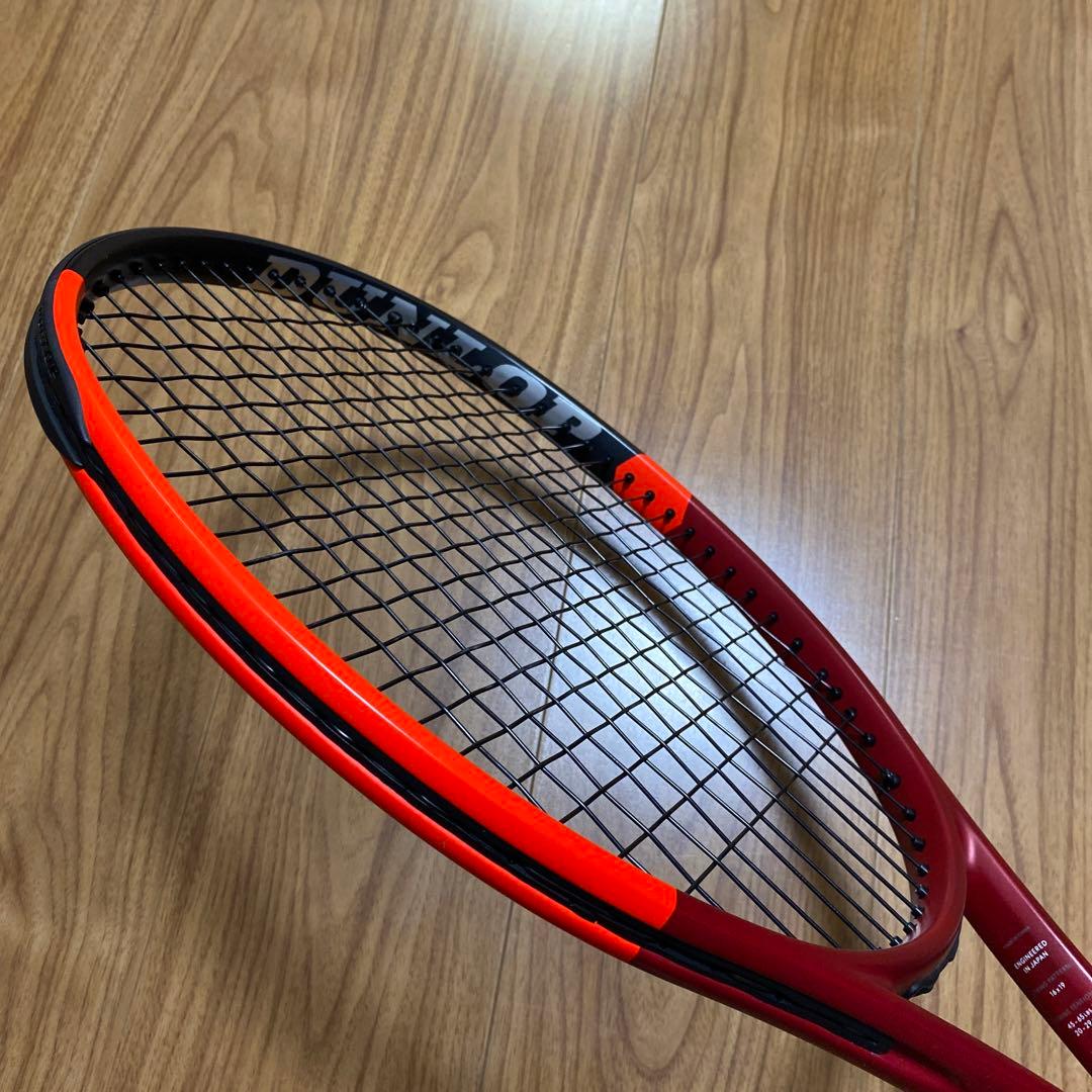 DUNLOP テニスラケット 赤 紫