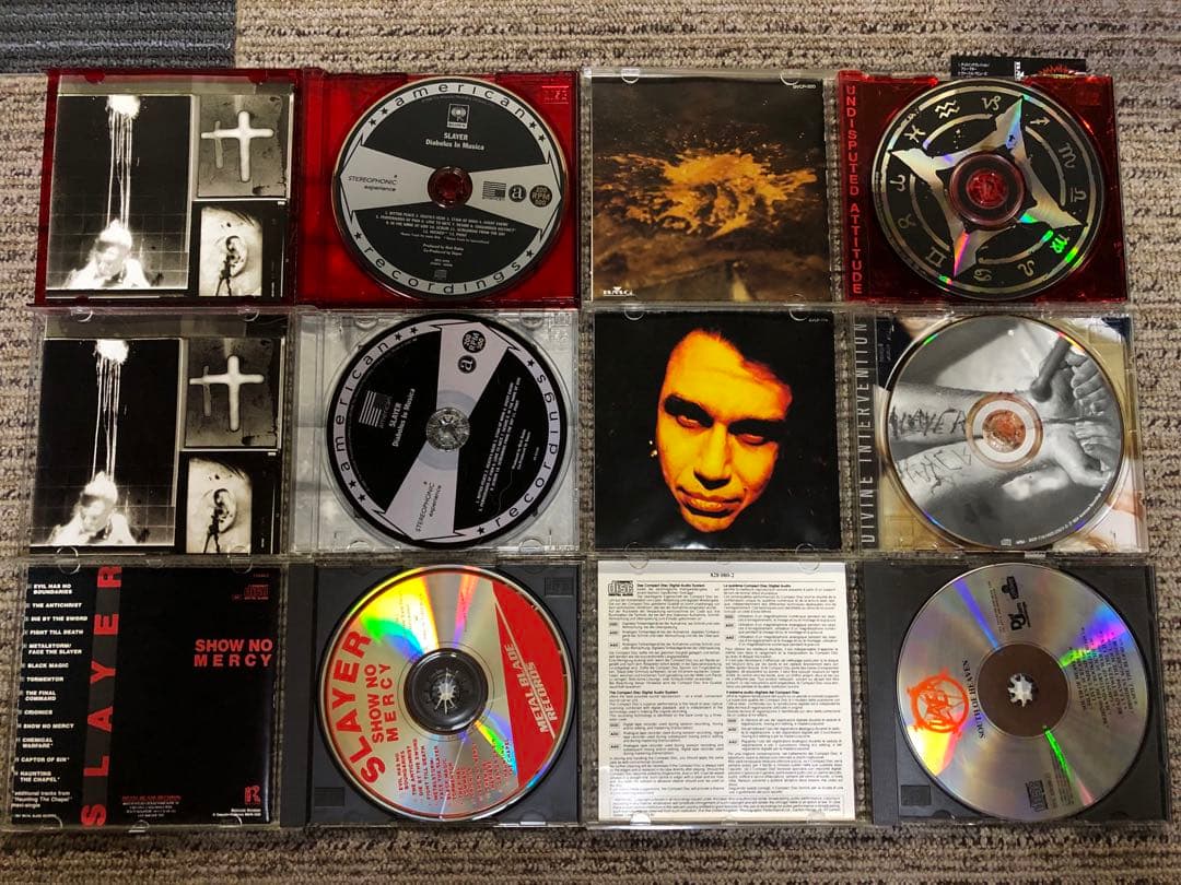 Slayer CD 9枚セット