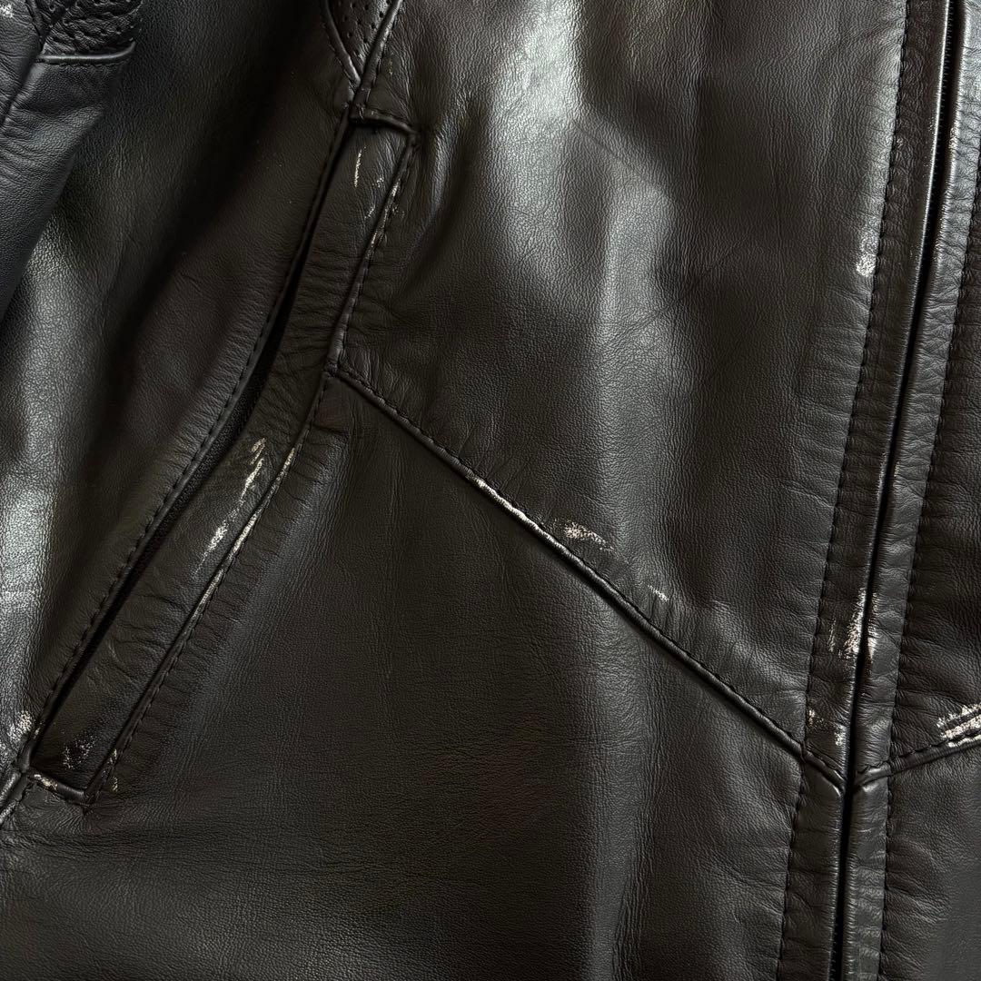 BERIK ベリック レザー ライダースジャケット レーシングジャケット L
