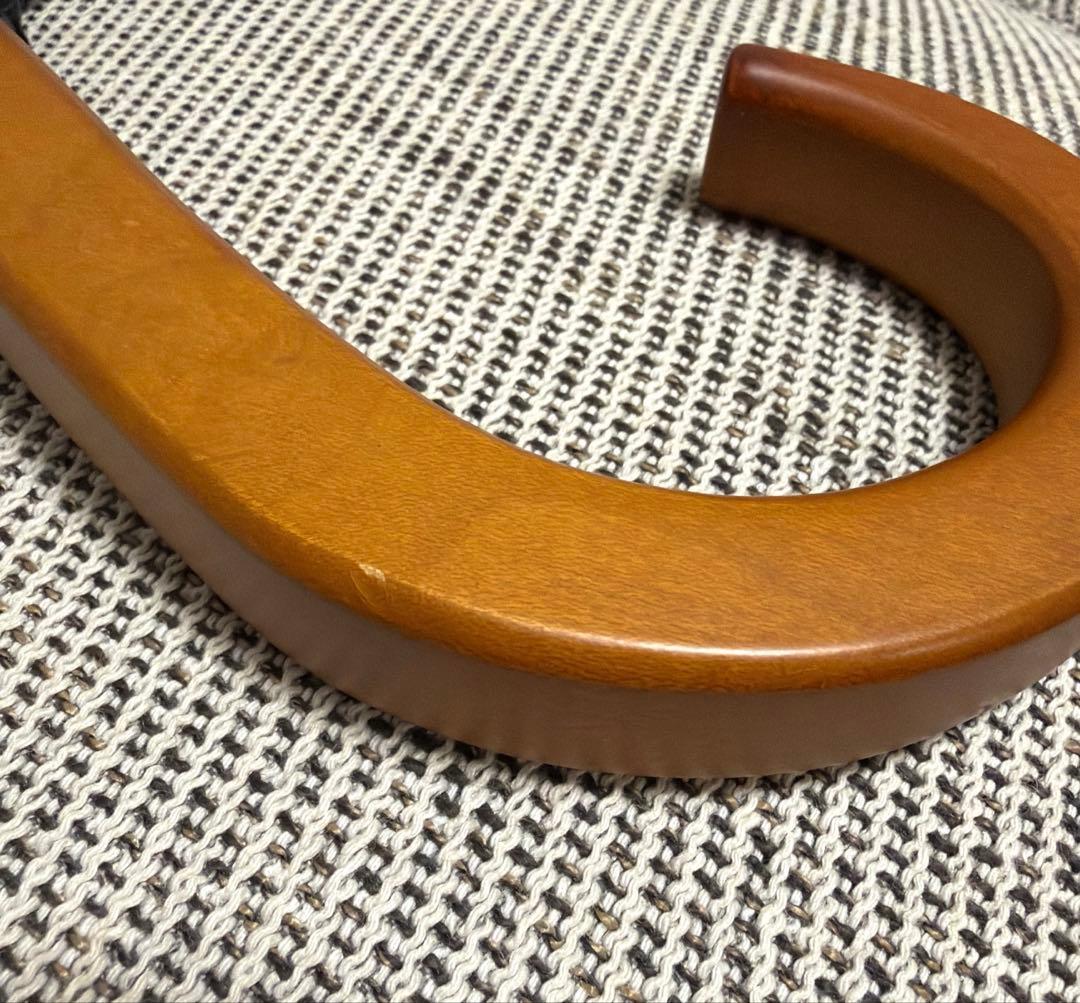 美品♡SUN BARRIER 100♡ストライプ柄折りたたみ傘♡50cm 黒×白