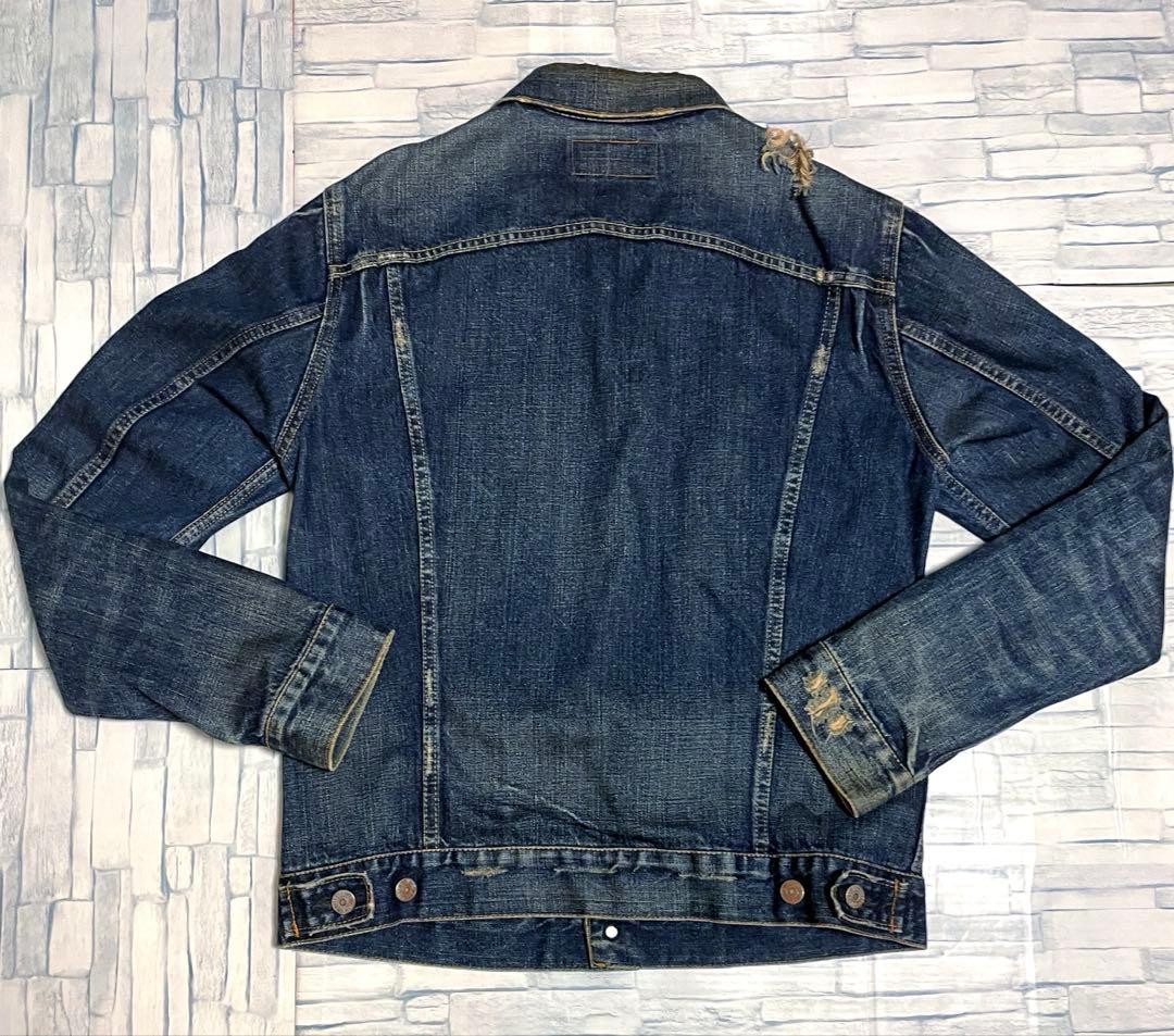 Levi's インディゴデニムジャケット　70505 古着❣️ Ｌ　リーバイス